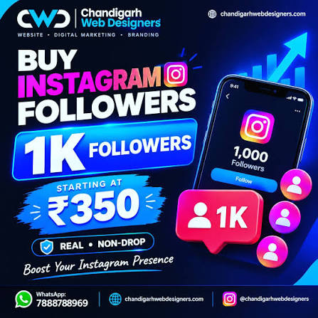 Buy Instagram Followers - Chandigarh Web Designers